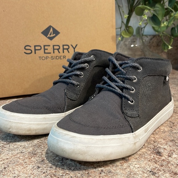 Sperry Crest Knoll Canvas Grey Sneaker - Picture 2 of 8